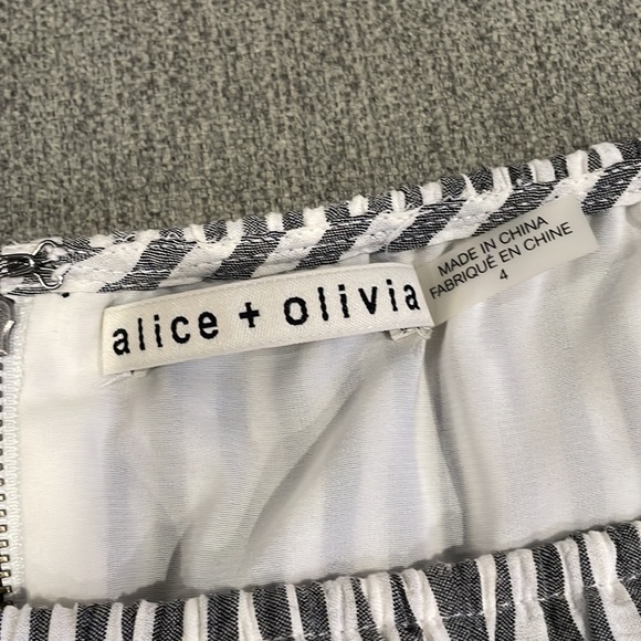 Alice + Olivia pinstripe romper - Picture 7 of 9